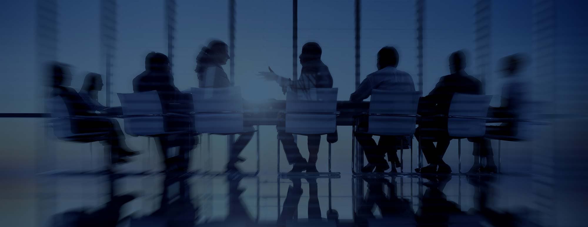 Team meeting in conference room